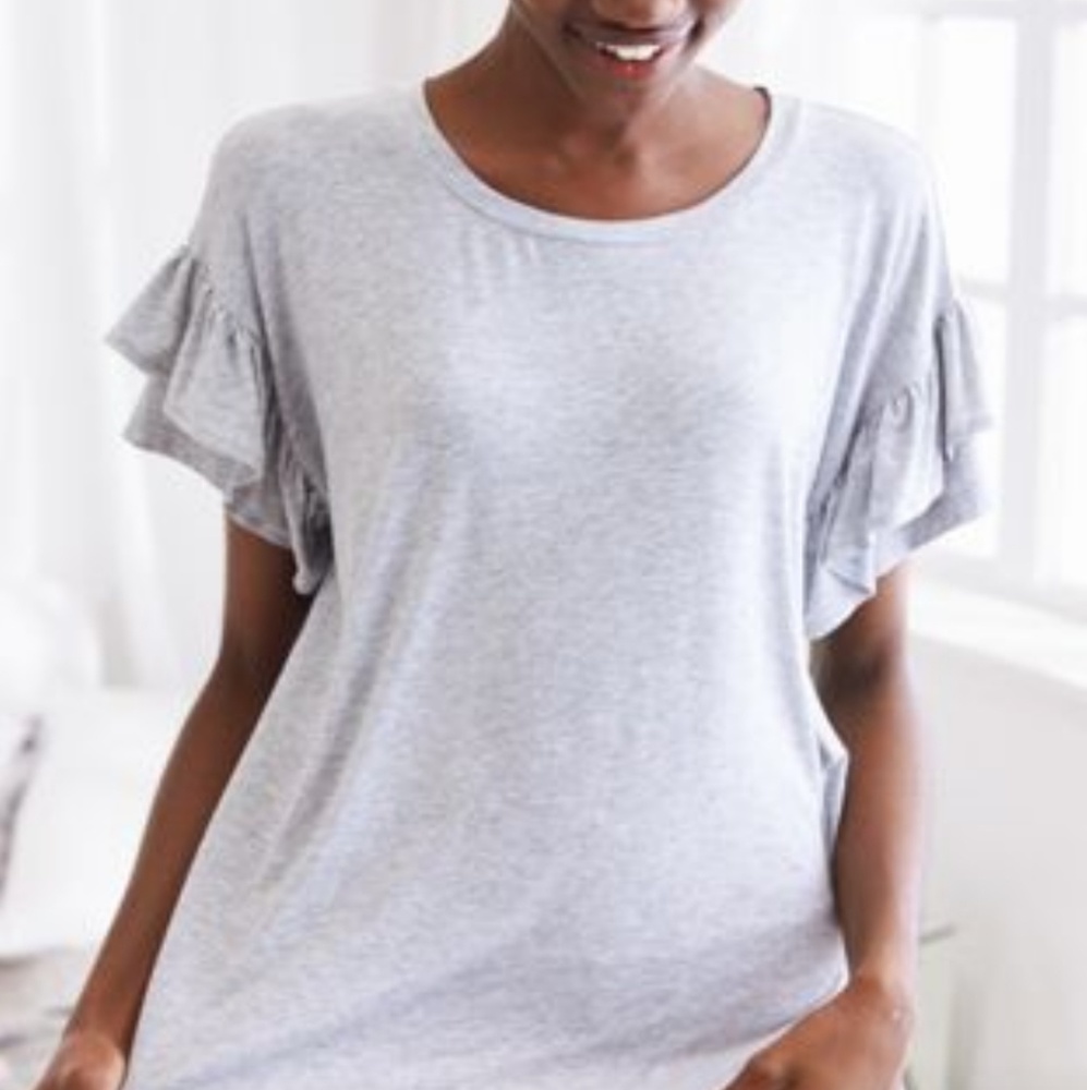 NWOT Aerie Just Add Leggings Ruffle Top